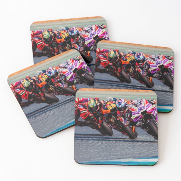 Item preview, Jorge Martin, Brad Binder and Francesco Bagnaia drifting out of a corner abstract designed and sold by Rodissimus1984.