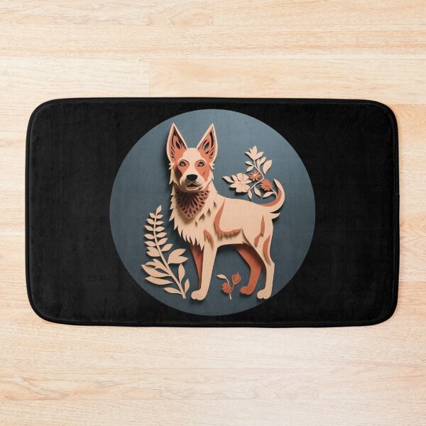 Item preview, Dog paper cut craft 3 designed and sold by Marten-Store.