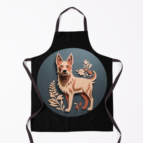 Item preview, Dog paper cut craft 3 designed and sold by Marten-Store.