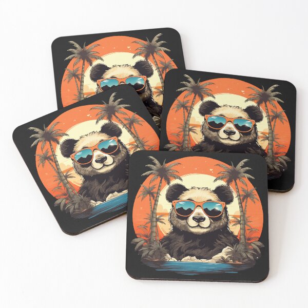 Item preview, Panda with sunglasses, sun & sea designed and sold by Andrea-Design.