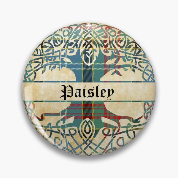 Artikelvorschau, Paisley-Baum des Leben-Clan-schottischen Nachnamens Tartan entworfen und verkauft von BagTown Clans.