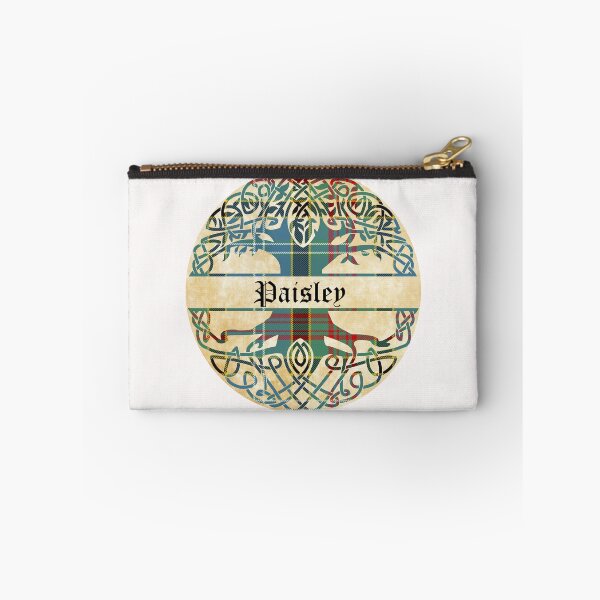Item preview, Paisley Tree of Life Clan Scottish Surname tartan designed and sold by BagTown Clans.