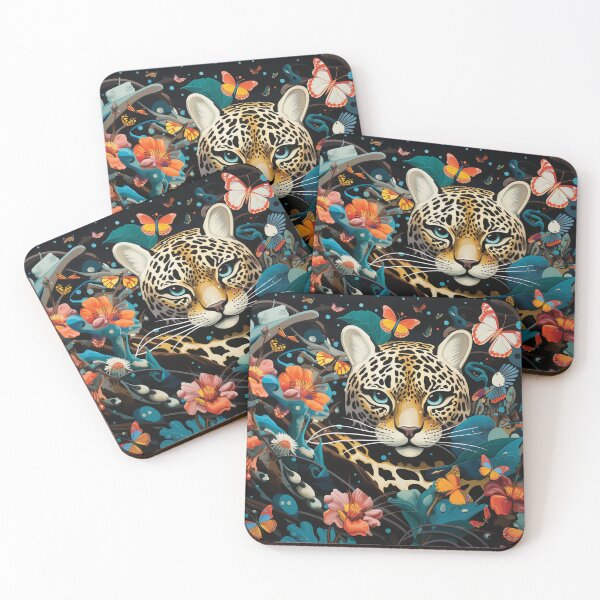 Item preview, Bright Floral Leopard Print designed and sold by poshprintlab.