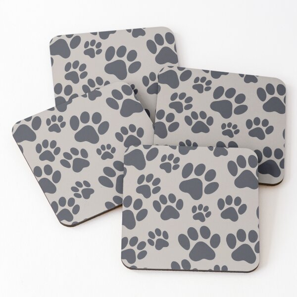 Item preview, Dog Black Grey Paw Pint designed and sold by FashionIam.