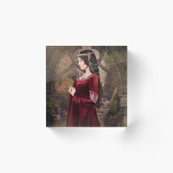 Medieval Princess Acrylblock