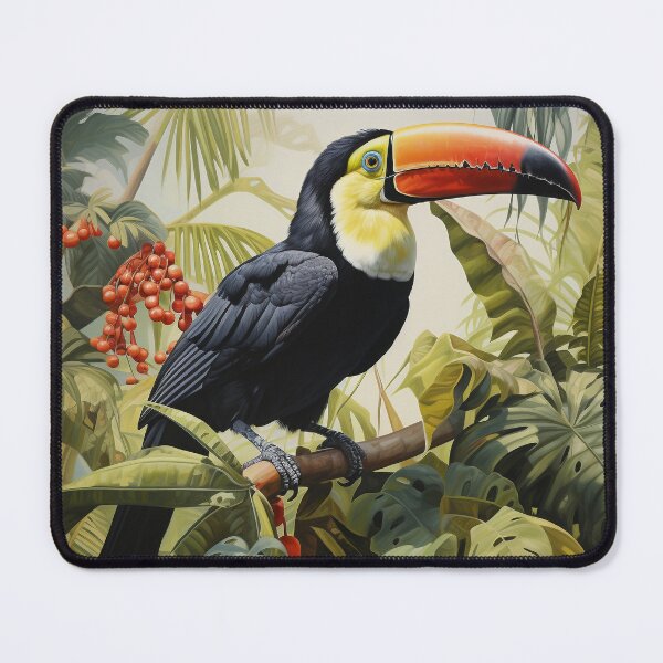 Item preview, Toucan in the forest, realistic style designed and sold by LilithRouge.