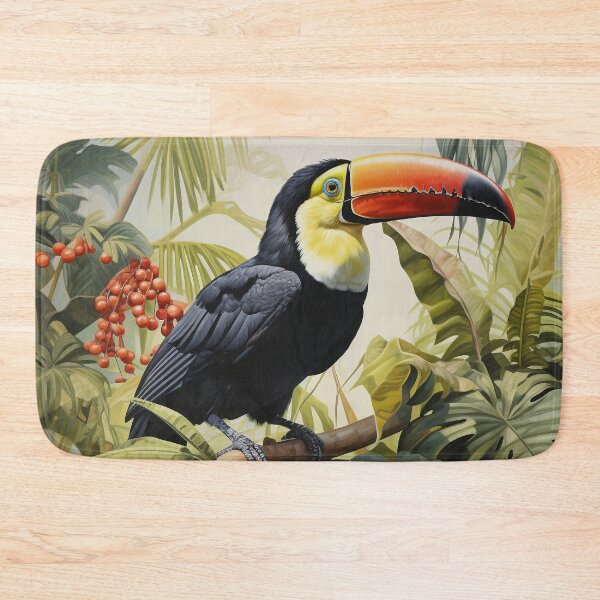 Item preview, Toucan in the forest, realistic style designed and sold by LilithRouge.