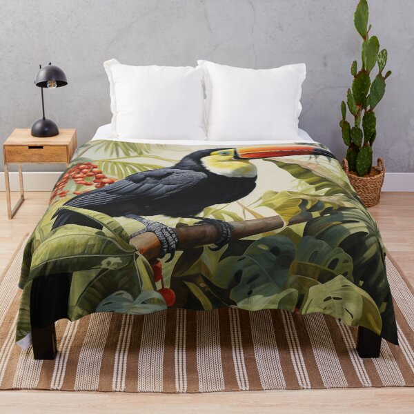 Item preview, Toucan in the forest, realistic style designed and sold by LilithRouge.