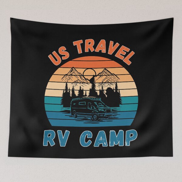 Item preview, Us Travel Rv Camp designed and sold by ArtisShops.