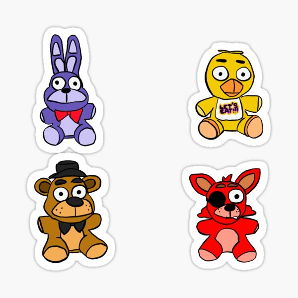 Five Nights at Freddy's - Pixel art - Classics Sticker pack