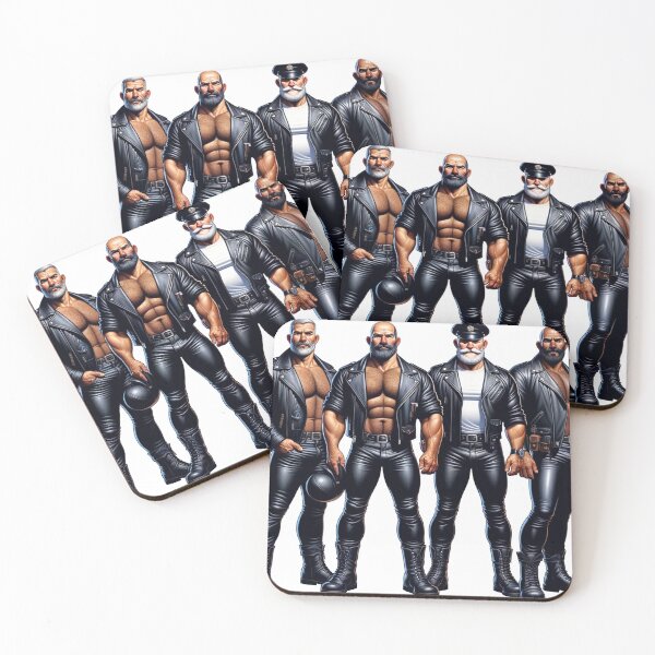 Item preview, Gay bearded bikers ready for a ride designed and sold by norbears.