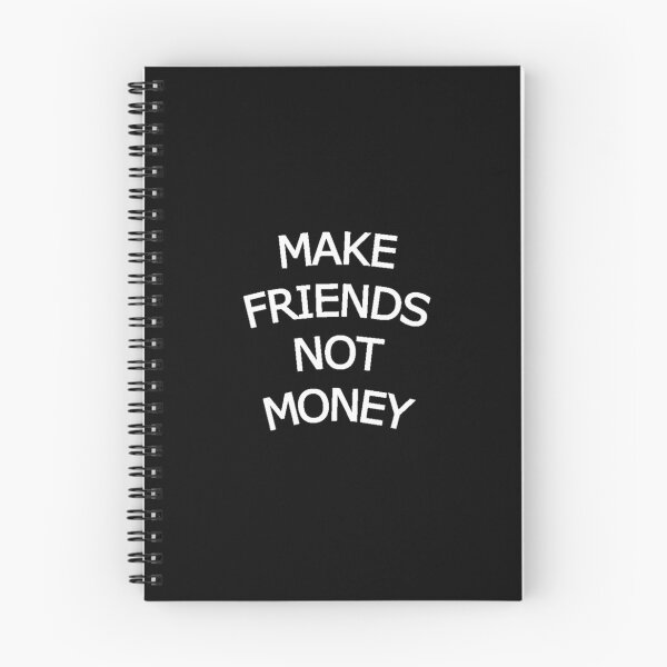 Item preview, Make friends not money sticker, t-shirt, and other products designed and sold by ELBAZY.