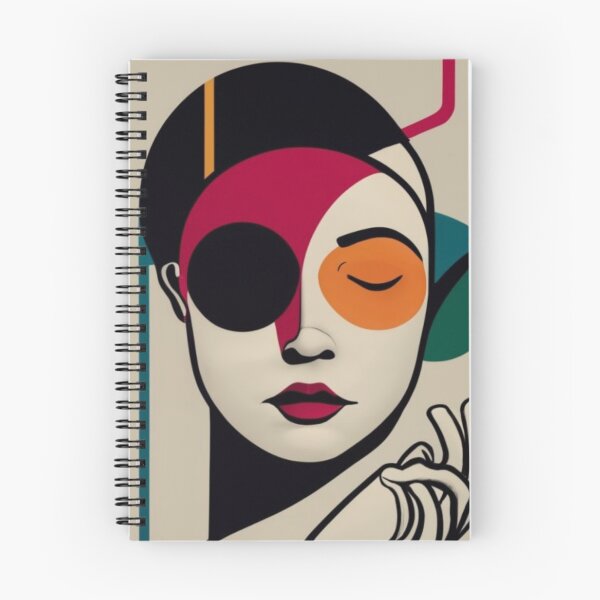 Item preview, Amazing Blip Bauhaus Colorful Street Art Vanishing Face designed and sold by FashionIam.