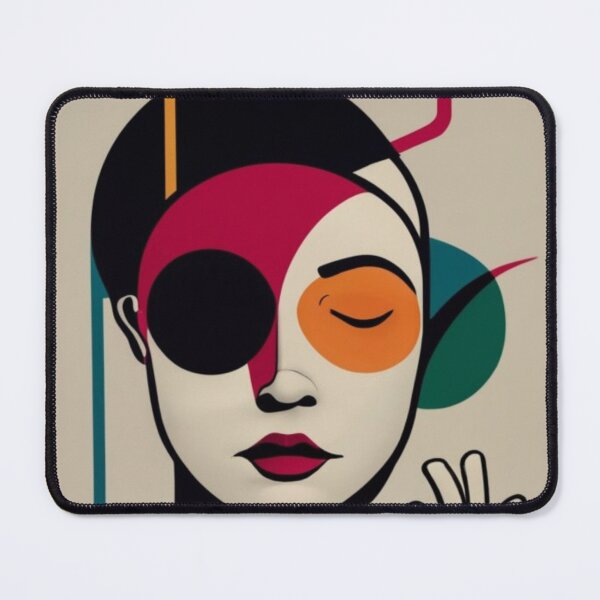 Item preview, Amazing Blip Bauhaus Colorful Street Art Vanishing Face designed and sold by FashionIam.