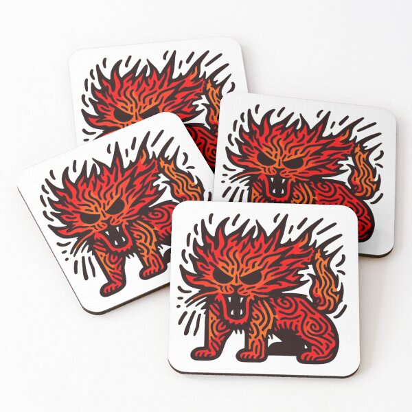 Item preview,  fiery lion angry lion designed and sold by sharon1210.