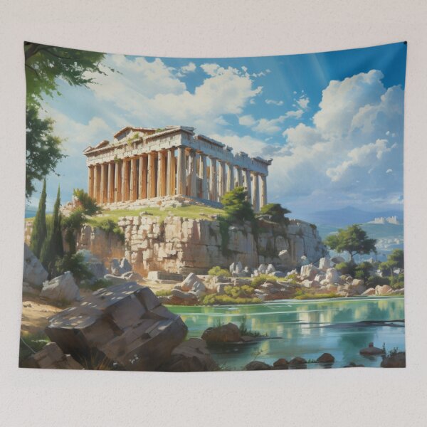 Item preview, Parthenon designed and sold by Bring Back Culture.