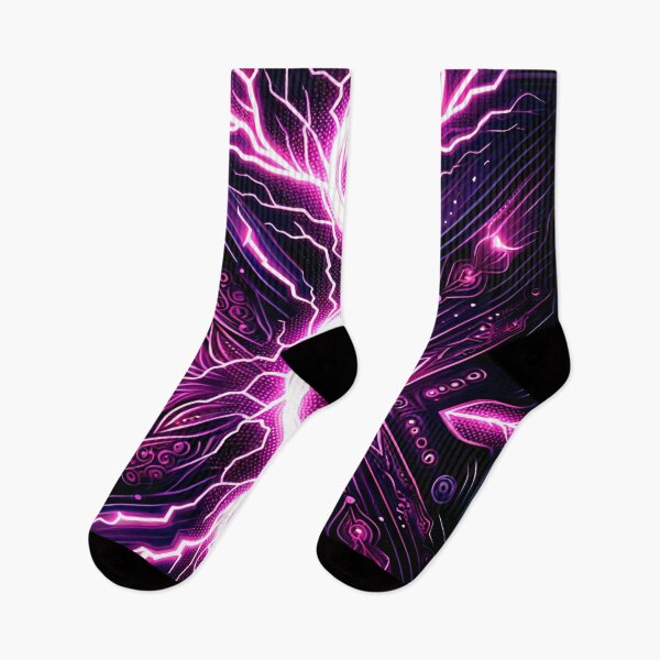 Item preview, Neon Pulses: Symphony in Purple designed and sold by CristalineDart.