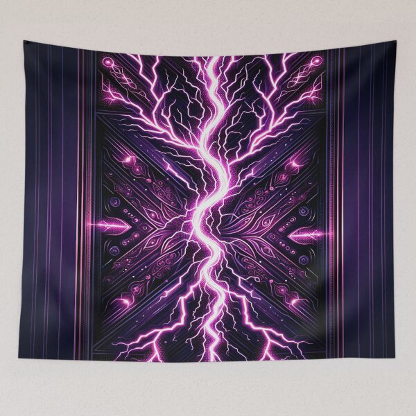 Item preview, Neon Pulses: Symphony in Purple designed and sold by CristalineDart.