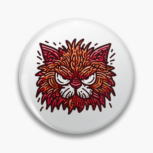 Item preview, Angry cat upset kitty furious furball designed and sold by sharon1210.