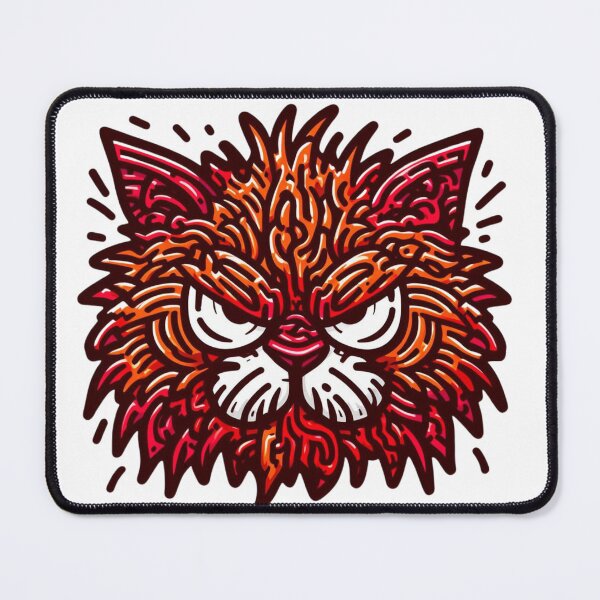 Item preview, Angry cat upset kitty furious furball designed and sold by sharon1210.