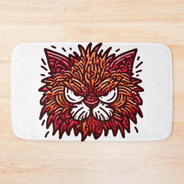 Item preview, Angry cat upset kitty furious furball designed and sold by sharon1210.