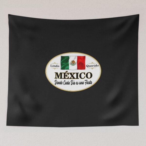 Item preview, Mexico, Donde Cada Dia es una Fiesta - Flag of  Mexico designed and sold by obedtheartist.
