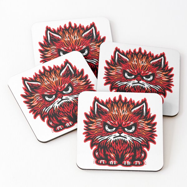 Item preview, Angry cat upset kitty furious furball designed and sold by sharon1210.