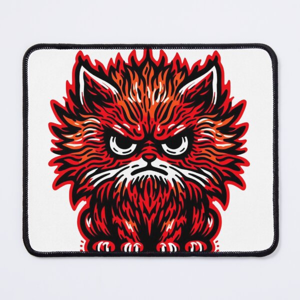 Item preview, Angry cat upset kitty furious furball designed and sold by sharon1210.