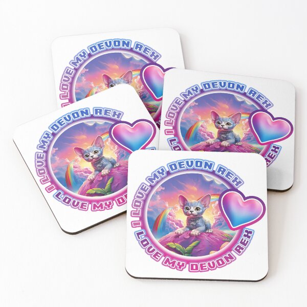 Item preview, I Love My Devon Rex Kitten, Kitty, Cat, y2K Ironic Love designed and sold by Verba-Vintage.