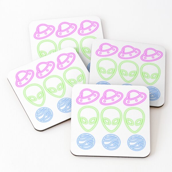 Item preview, Alien Space Sticker Design in Planets designed and sold by WildBeauty.