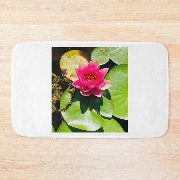 Item preview, Pink Flower on Lily Pad  designed and sold by emscaroline.