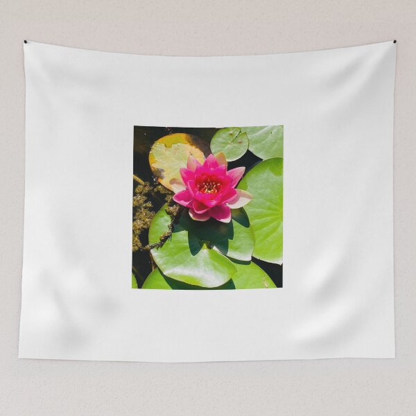 Item preview, Pink Flower on Lily Pad  designed and sold by emscaroline.