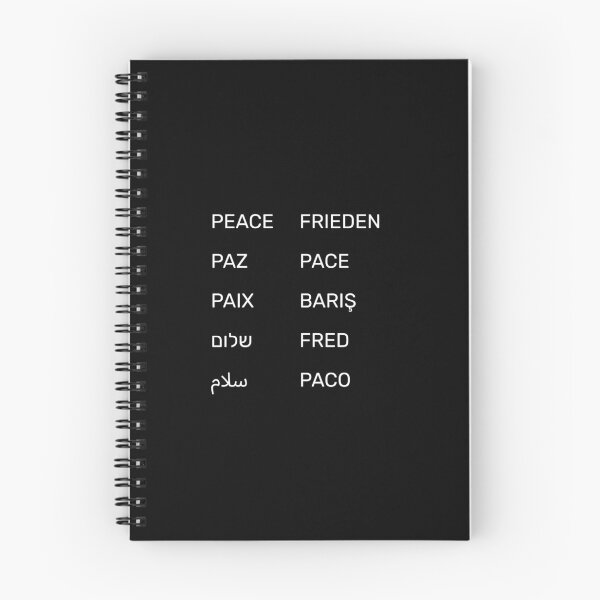 Item preview, Peace in many languages designed and sold by Inspirationmotivation.