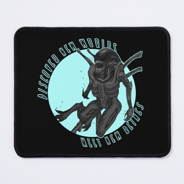 Item preview, Swimming Alien logo print Xenomorph designed and sold by Timetowaste.