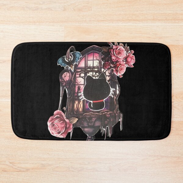 Item preview, Black Kitten’s Waiting Time for Halloween designed and sold by HandicraftAngel.