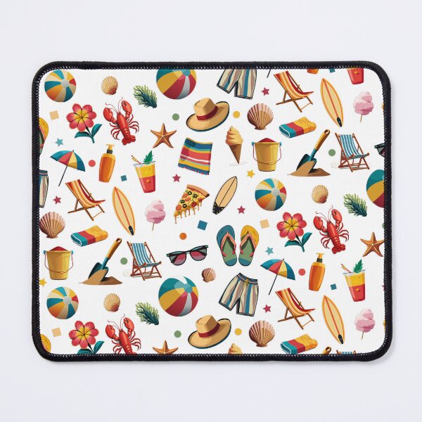 Item preview, Retro Beach Pattern designed and sold by ArtFactoryAI.