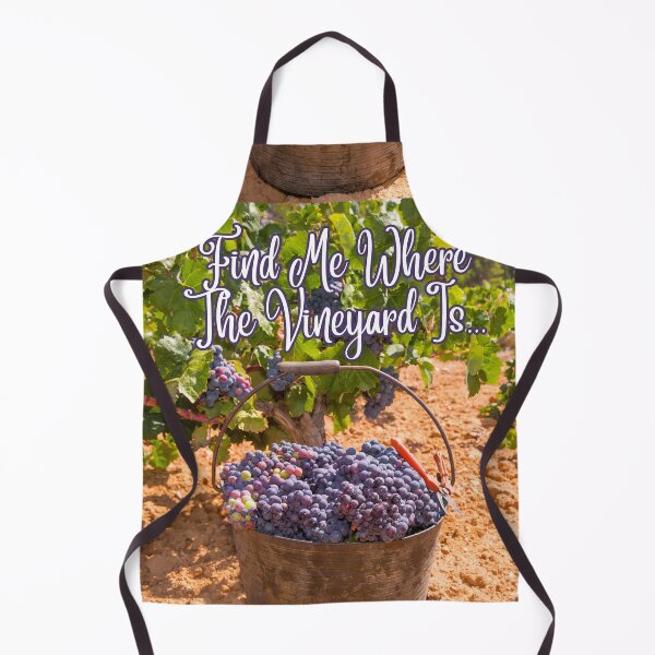 Item preview, Find Me Where The Vineyard Is... designed and sold by TidyKitchenInc.