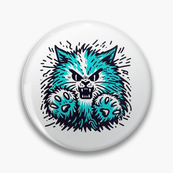 Item preview, Angry cat upset kitty furious furball designed and sold by sharon1210.