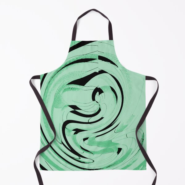 Item preview, Abstract Twirls and Swirls and Bursting Lights in Sea Chriatmas Green  designed and sold by deniselynnimage.