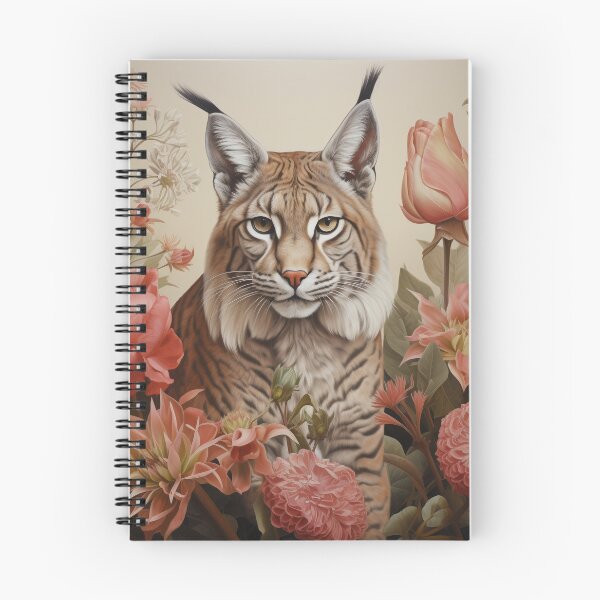 Item preview, Lynx among the roses designed and sold by LilithRouge.