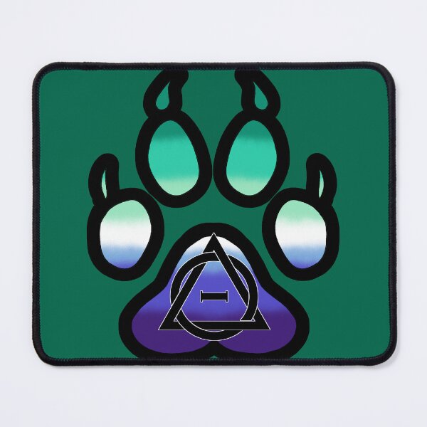 Item preview, MLM Therian Pride Wolf Paw designed and sold by ChaotixDragon.