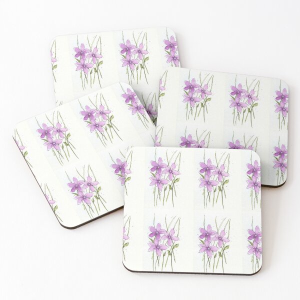 Item preview, Fuchsia Flowers Watercolor Pattern designed and sold by Taphath Foose.
