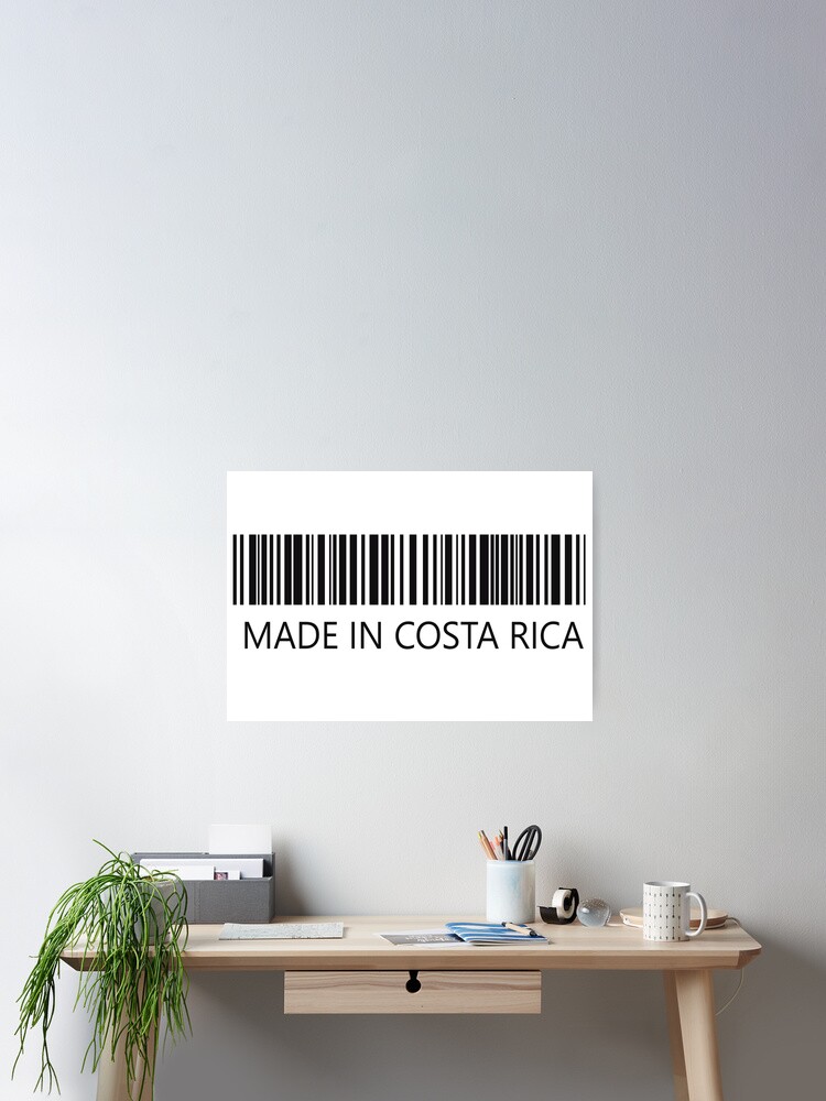 Thumbnail 2 of 3, Poster, Made in Costa Rica designed and sold by JBDesignCo.