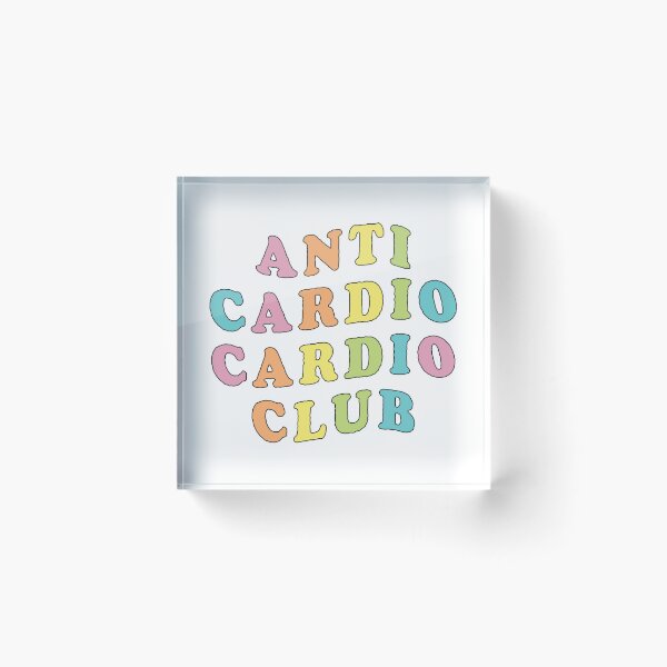 Artikelvorschau, Anti Cardio Cardio Club | Fitness, Cardio - entworfen und verkauft von PurpleLoveStore.