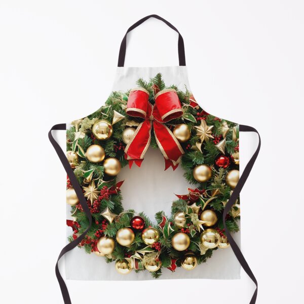Item preview, Decorative Christmas holiday wreath print designed and sold by dcrc.