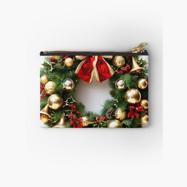 Item preview, decorative christmas holiday wreath print designed and sold by dcrc.