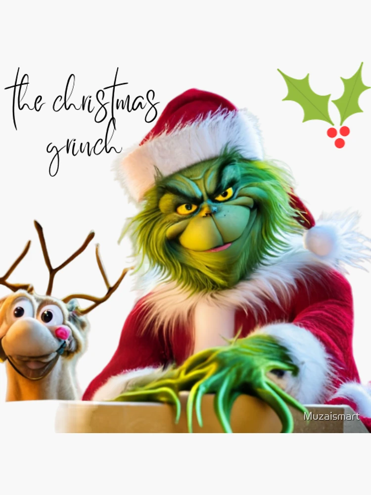 Stink Stank Stunk Grinch Christmas Candle, Funny Christmas Candle Gift,  Merry Christmas Candle 