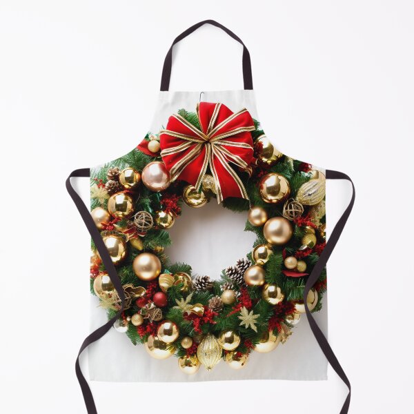 Item preview, decorative christmas holiday wreath print designed and sold by dcrc.