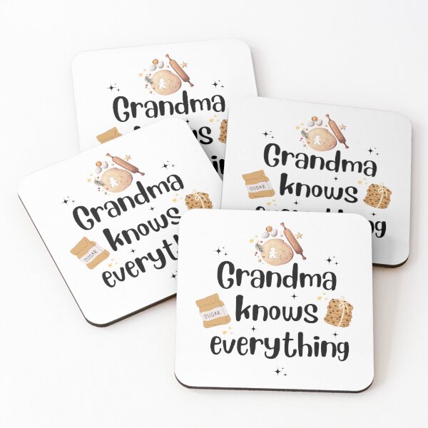 Item preview, Grandma Knows Everything, Grandma's Wisdom designed and sold by AryaSubramanian.