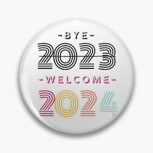 Item preview, Goodbye 2023 Welcome 2024  designed and sold by ArtBreez.